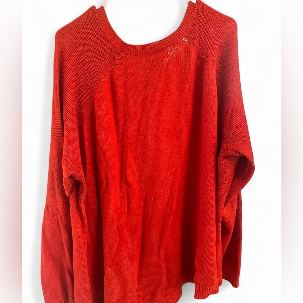 Old Navy Vibrant Orange Knit Sweater